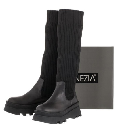 Venezia Czarne 41 4305 BLACK (VE680-a) bateliai