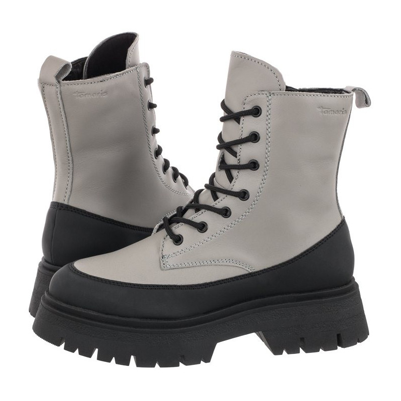 Tamaris Szare 1-25230-39 208 GreyLea./Blk (TM419-a) bateliai