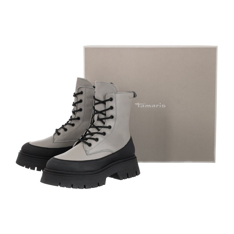 Tamaris Szare 1-25230-39 208 GreyLea./Blk (TM419-a) bateliai