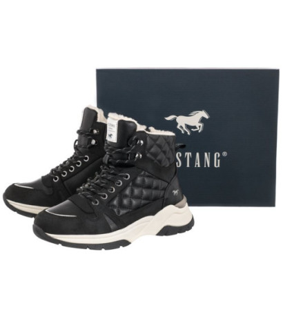 Mustang Czarne 1438-603-9 (MU480-a) sportiniai bateliai