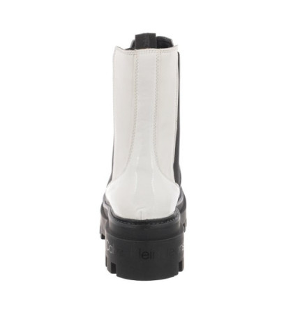 Calvin Klein Flatform Chelsea Boot YW0YW00850 YBR White (CK192-a) 
