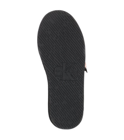 Calvin Klein Home Slide Velcro Shearling YW0YW00861 0J0 Adobe Rose (CK217-a) Moteriški batai/šlepetės