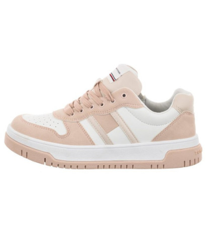 Tommy Hilfiger Flag Low Cut Lace-Up Sneaker Pink/White T3A9-32719-1467 X054 (TH670-a) sportiniai bateliai