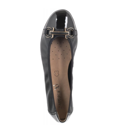 Caprice Czarne 9-22172-20 026 Black Nappa (CP357-a) bateliai