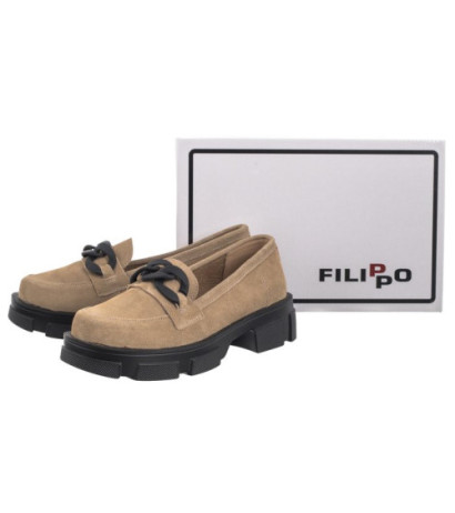 Filippo Beżowe/Czarne DP3221/24 BE BK (FO9-d) batai