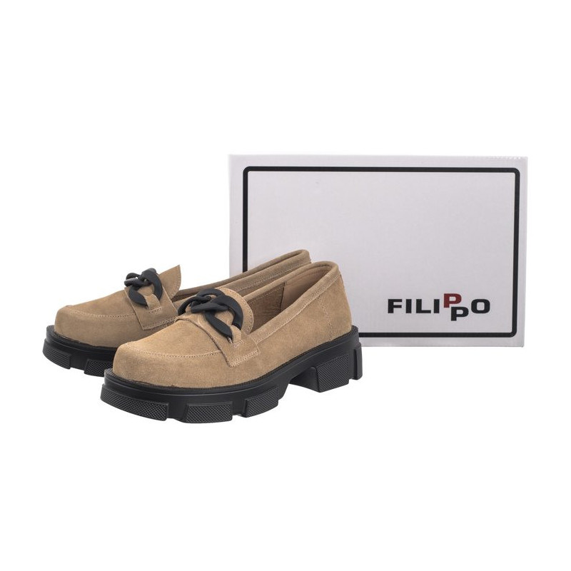Filippo Beżowe/Czarne DP3221/24 BE BK (FO9-d) batai
