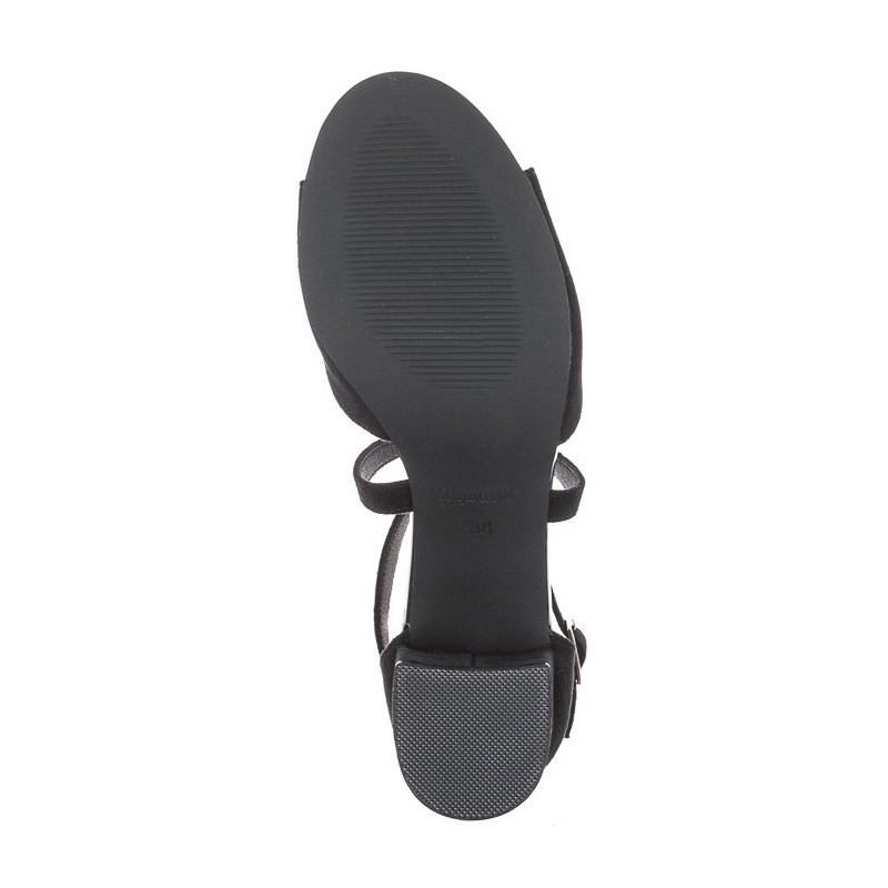 Sergio Leone Czarne SK 825 (SL481-a) sandalai