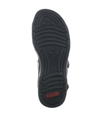 Rieker Beżowe 64582-60 (RI91-a) sandalai