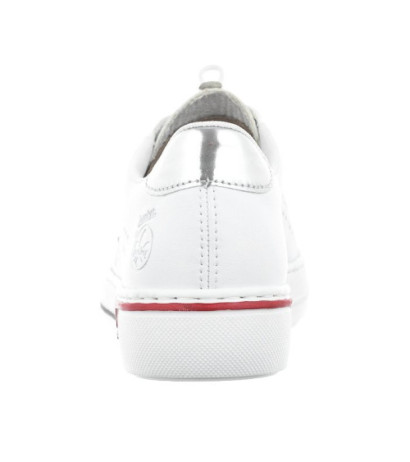 Rieker Białe L8857-80 White (RI99-a) sportiniai bateliai