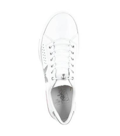 Rieker Białe L8857-80 White (RI99-a) sportiniai bateliai