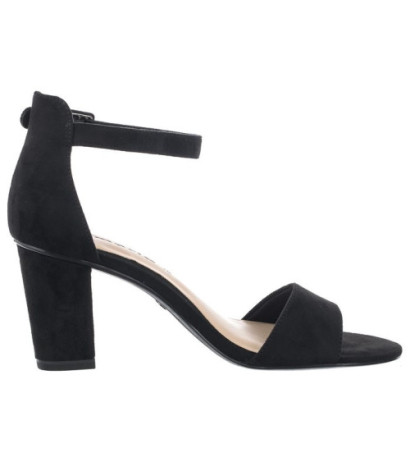 Tamaris Czarne 1-28396-20 004 Black Suede (TM439-b) sandalai