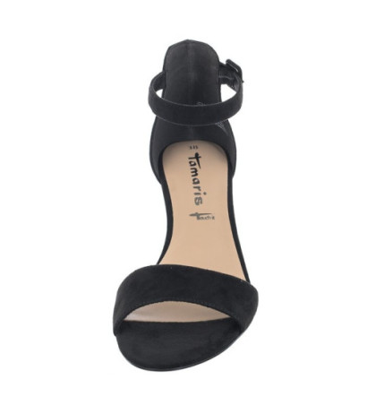 Tamaris Czarne 1-28396-20 004 Black Suede (TM439-b) sandalai