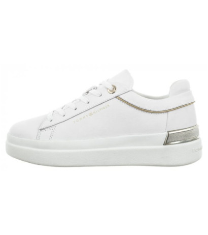 Tommy Hilfiger Lux Metallic Cupsole Sneaker White FW0FW07030 YBS (TH764-a) sportiniai bateliai