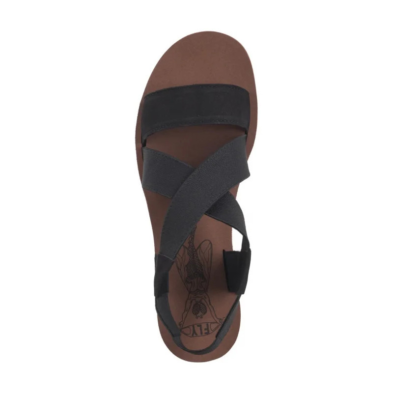 FLY London Yabi Blk/Blk Brick P144922013 (FL383-d)