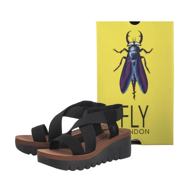 FLY London Yabi Blk/Blk Brick P144922013 (FL383-d)