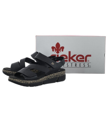 Rieker Czarne V2301-00 Black (RI109-a)