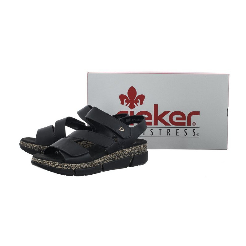 Rieker Czarne V2301-00 Black (RI109-a)