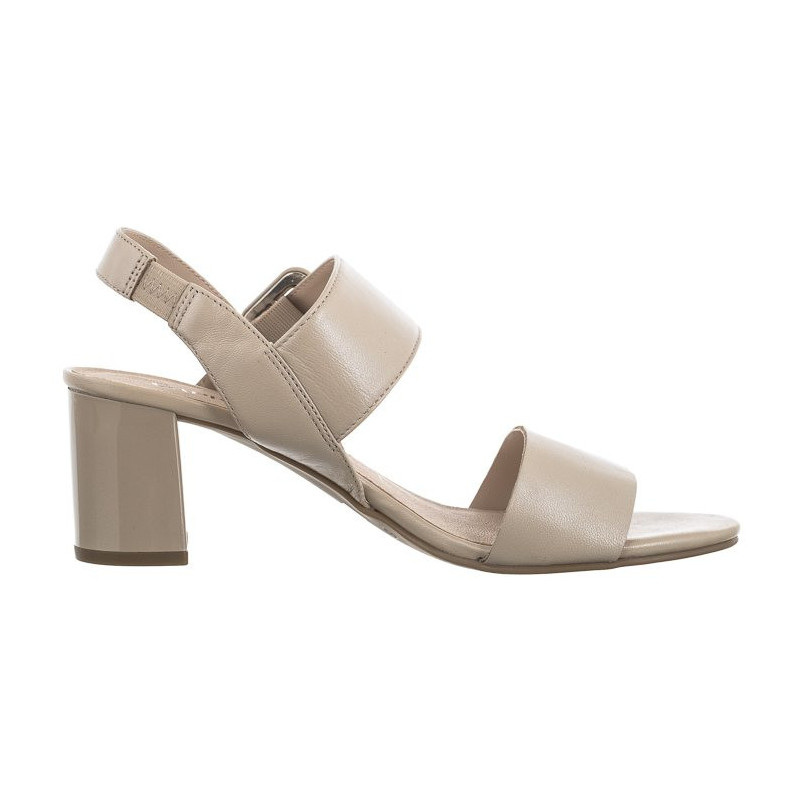 Caprice Beżowe 9-28306-20 433 Beige Perlato (CP369-a) sandalai
