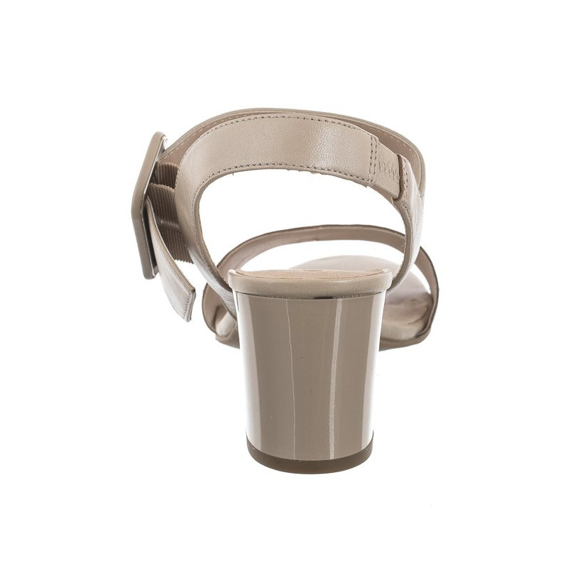 Caprice Beżowe 9-28306-20 433 Beige Perlato (CP369-a) sandalai