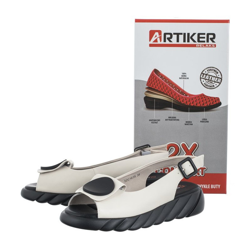 Artiker Beżowe 52C1639 (AR82-a) sandalai