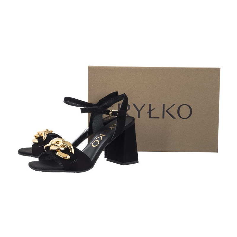 Ryłko Czarne 8PH61_1A __14 (RY648-a) sandalai