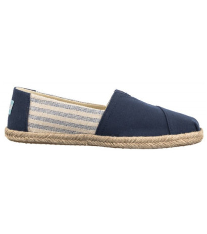 Toms Alpargata Rope Navy Recycled Cotton University Stripes 10019683 (TS31-b) sportiniai bateliai
