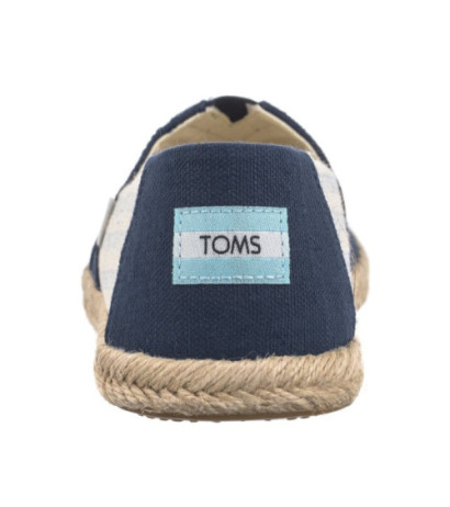 Toms Alpargata Rope Navy Recycled Cotton University Stripes 10019683 (TS31-b) sportiniai bateliai