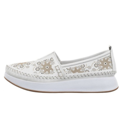 Venezia Białe Ażurowe 268149 White (VE709-b) batai