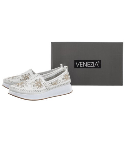 Venezia Białe Ażurowe 268149 White (VE709-b) batai