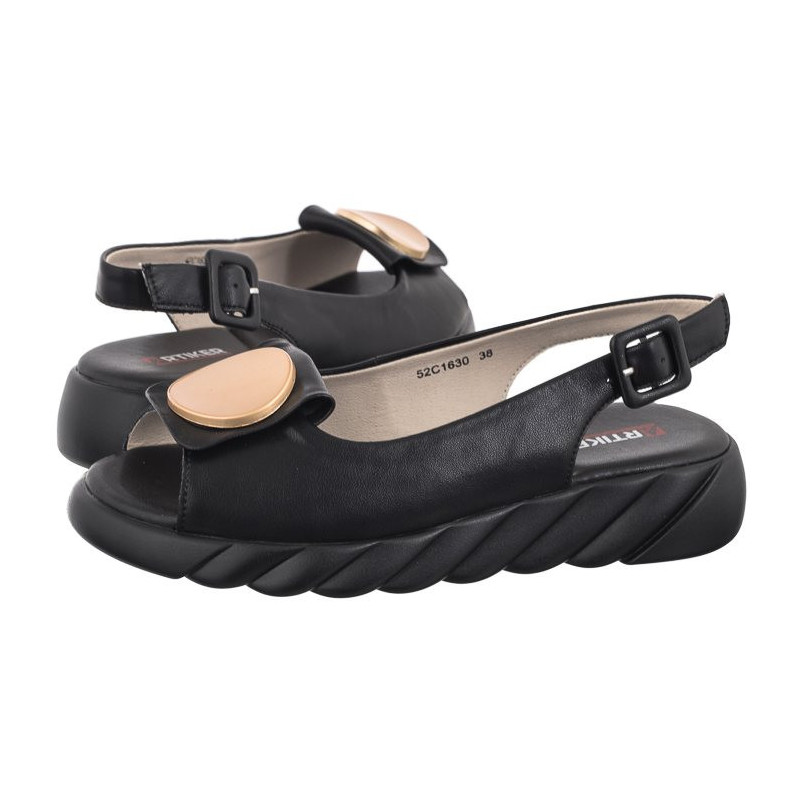 Artiker Czarne 52C1630 (AR82-b) sandalai