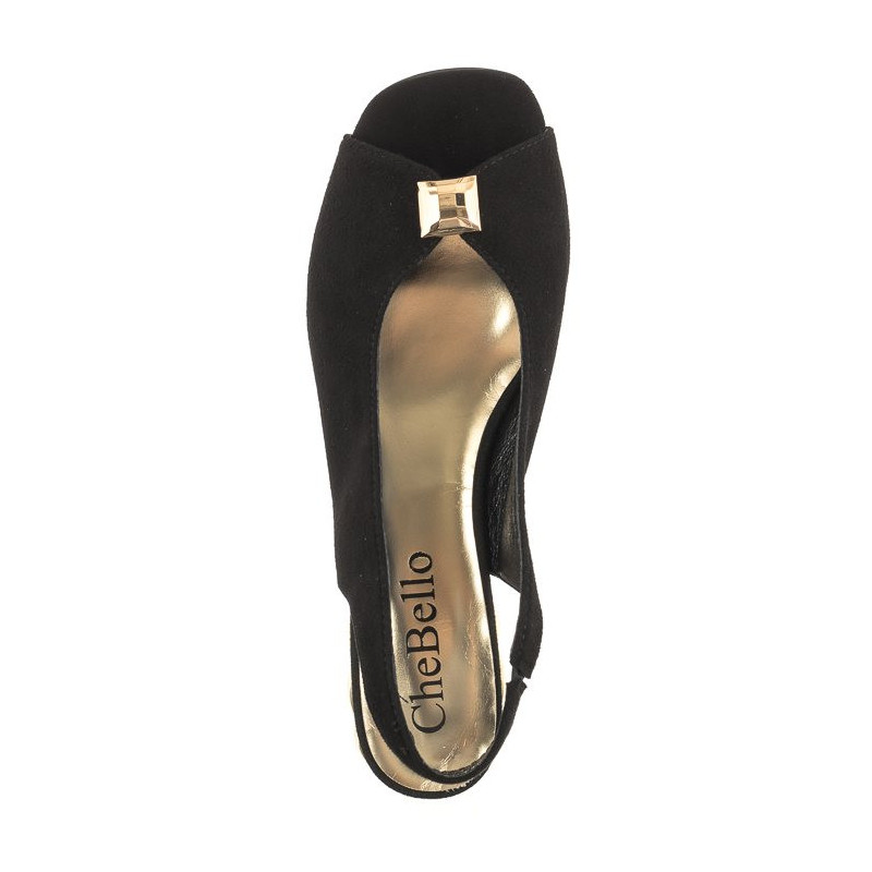 CheBello Czarne 4074-037-000-PSK-S276 (CH129-a) sandalai