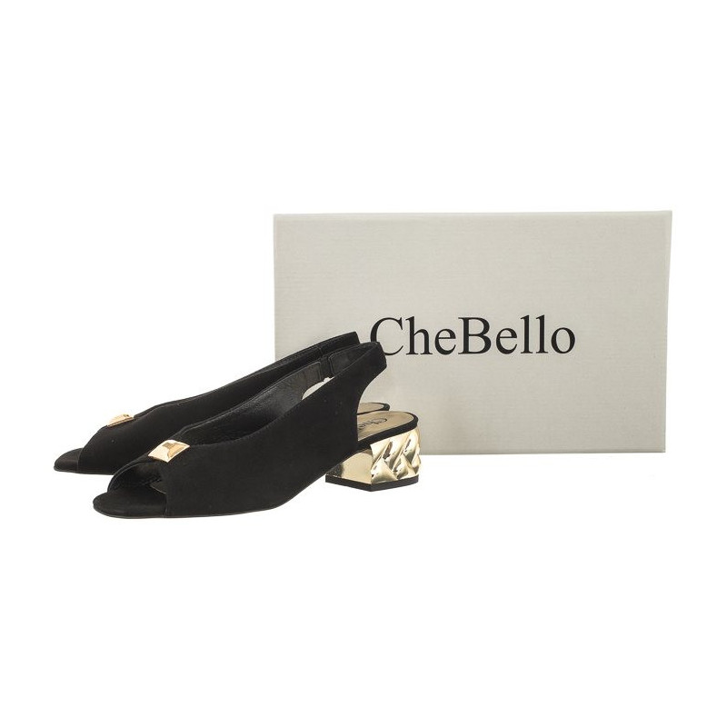 CheBello Czarne 4074-037-000-PSK-S276 (CH129-a) sandalai
