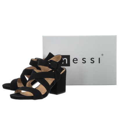 Nessi Czarne 23478 (NE328-b) sandalai
