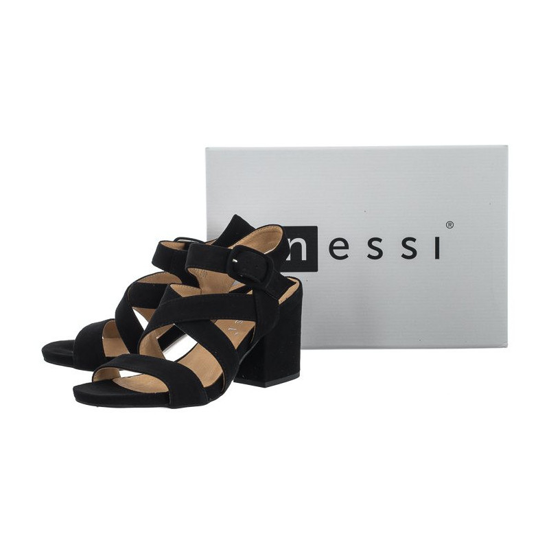 Nessi Czarne 23478 (NE328-b) sandalai