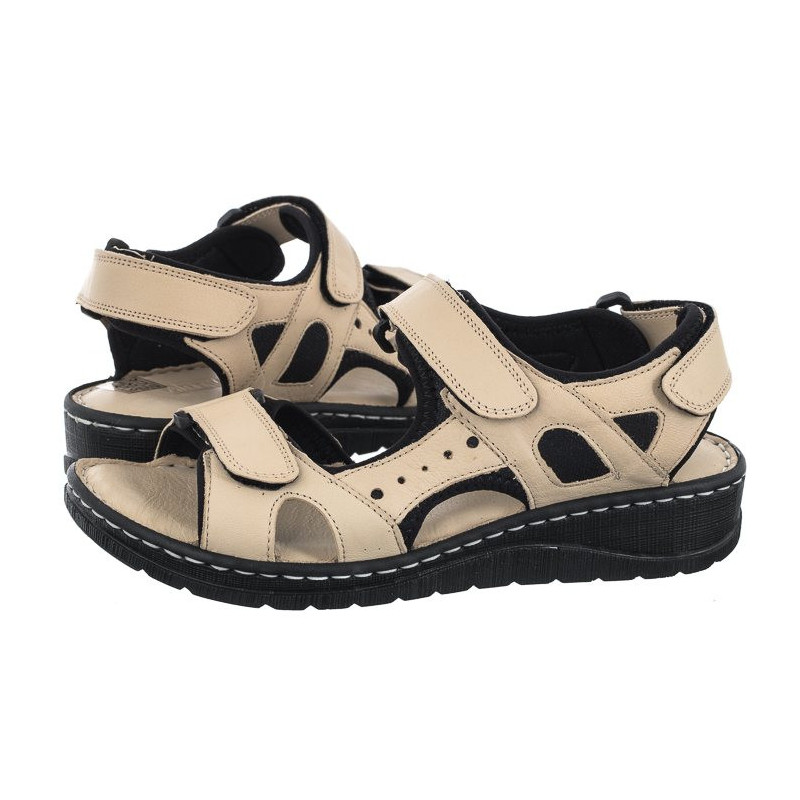 Artiker Beżowe 52C0294 (AR85-a) sandalai