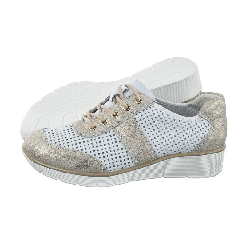 Filippo Białe/Złote DP028/23 WH/GO (FO35-a) batai