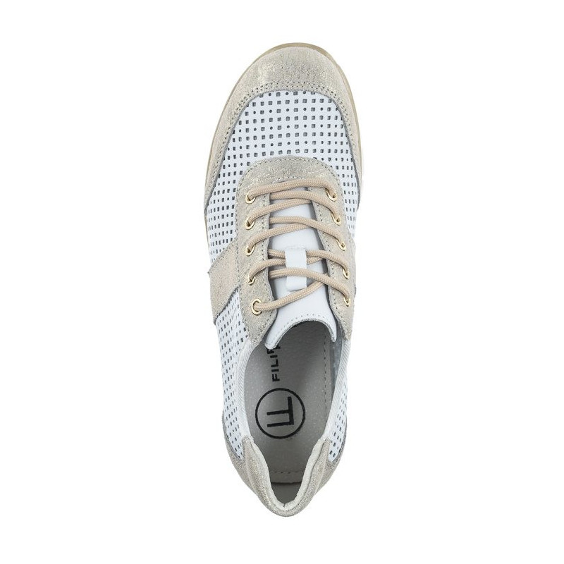 Filippo Białe/Złote DP028/23 WH/GO (FO35-a) batai