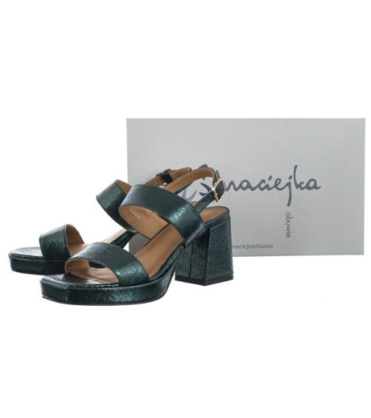 Maciejka Ciemne Zielone 05522-24/00-1 (MA1067-a) sandalai
