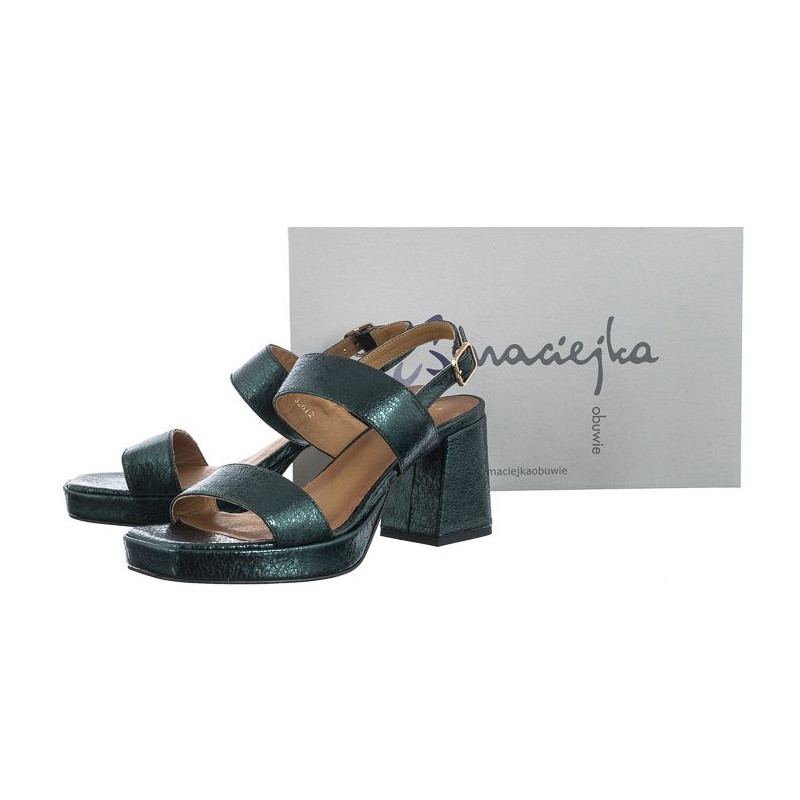Maciejka Ciemne Zielone 05522-24/00-1 (MA1067-a) sandalai
