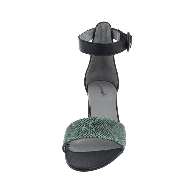 Maciejka Czarne/Zielone 04141-20/00-5 (MA1068-a) sandalai