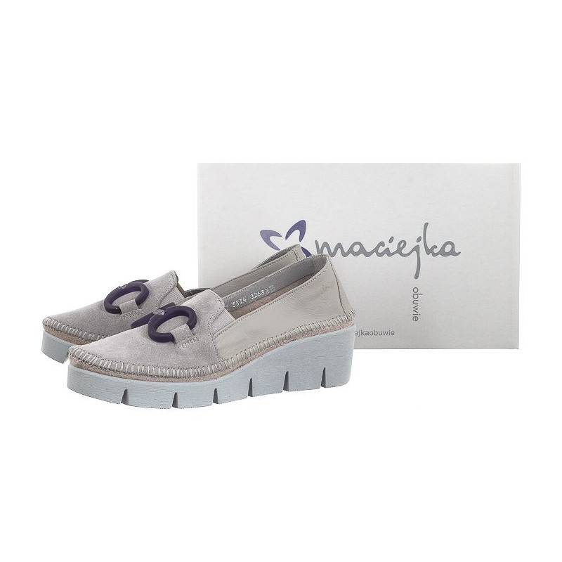 Maciejka Popielate 5814B-03/00-1 (MA1065-b) batai