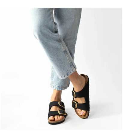 Birkenstock Arizona Big Buckle Black 1023290 (BK211-a) Moteriški batai/šlepetės