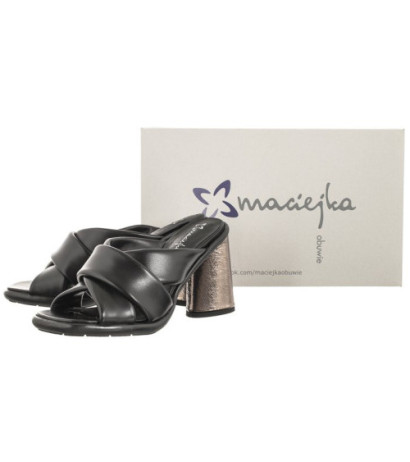 Maciejka Czarne 06097-01/00-0 (MA1080-a) Moteriški batai/šlepetės
