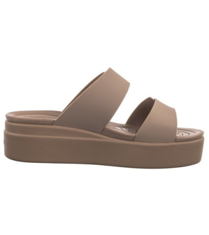 Crocs Brooklyn Buckle Low Wedge Bone 207431-2Q9 (CR293-c) Moteriški batai/šlepetės