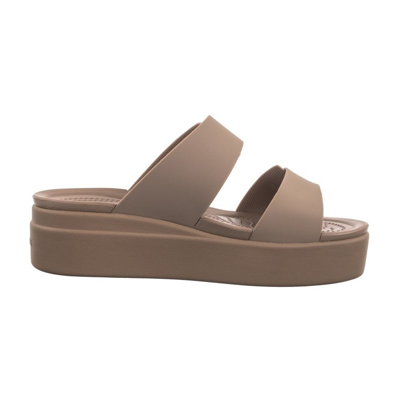 Crocs Brooklyn Buckle Low Wedge Bone 207431-2Q9 (CR293-c) Moteriški batai/šlepetės