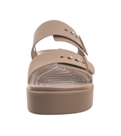 Crocs Brooklyn Buckle Low Wedge Bone 207431-2Q9 (CR293-c) Moteriški batai/šlepetės