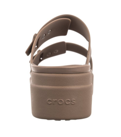 Crocs Brooklyn Buckle Low Wedge Bone 207431-2Q9 (CR293-c) Moteriški batai/šlepetės