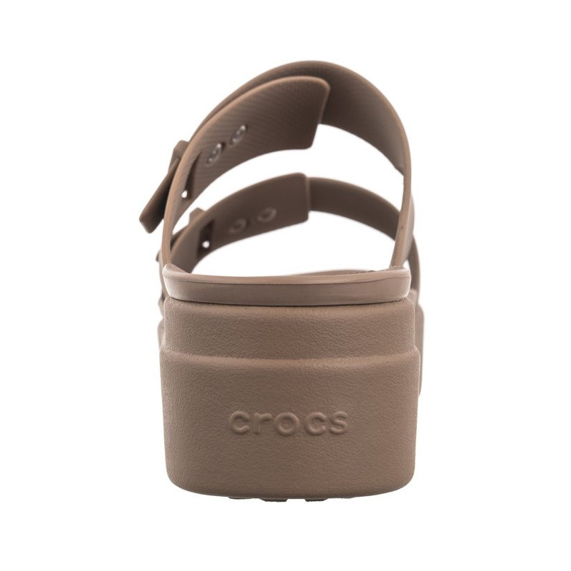 Crocs Brooklyn Buckle Low Wedge Bone 207431-2Q9 (CR293-c) Moteriški batai/šlepetės