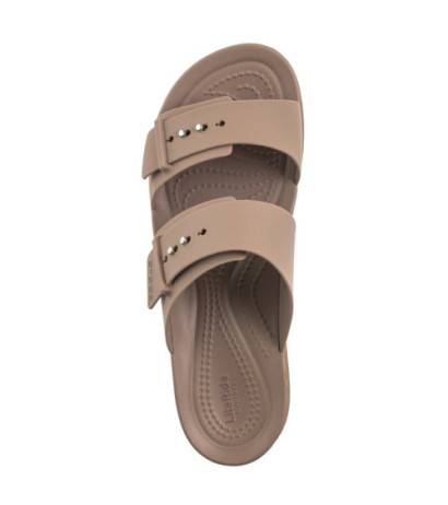 Crocs Brooklyn Buckle Low Wedge Bone 207431-2Q9 (CR293-c) Moteriški batai/šlepetės