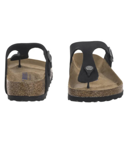 Birkenstock Gizeh BS Soft Footbed Black 1019023 (BK216-b) šlepetės